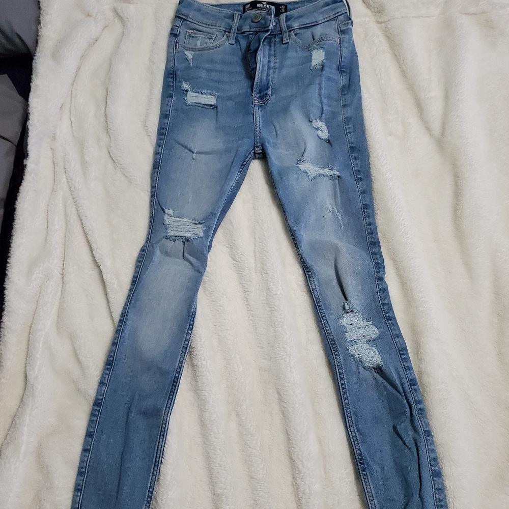 Holister jeans, high rise super skinny, 00 regular